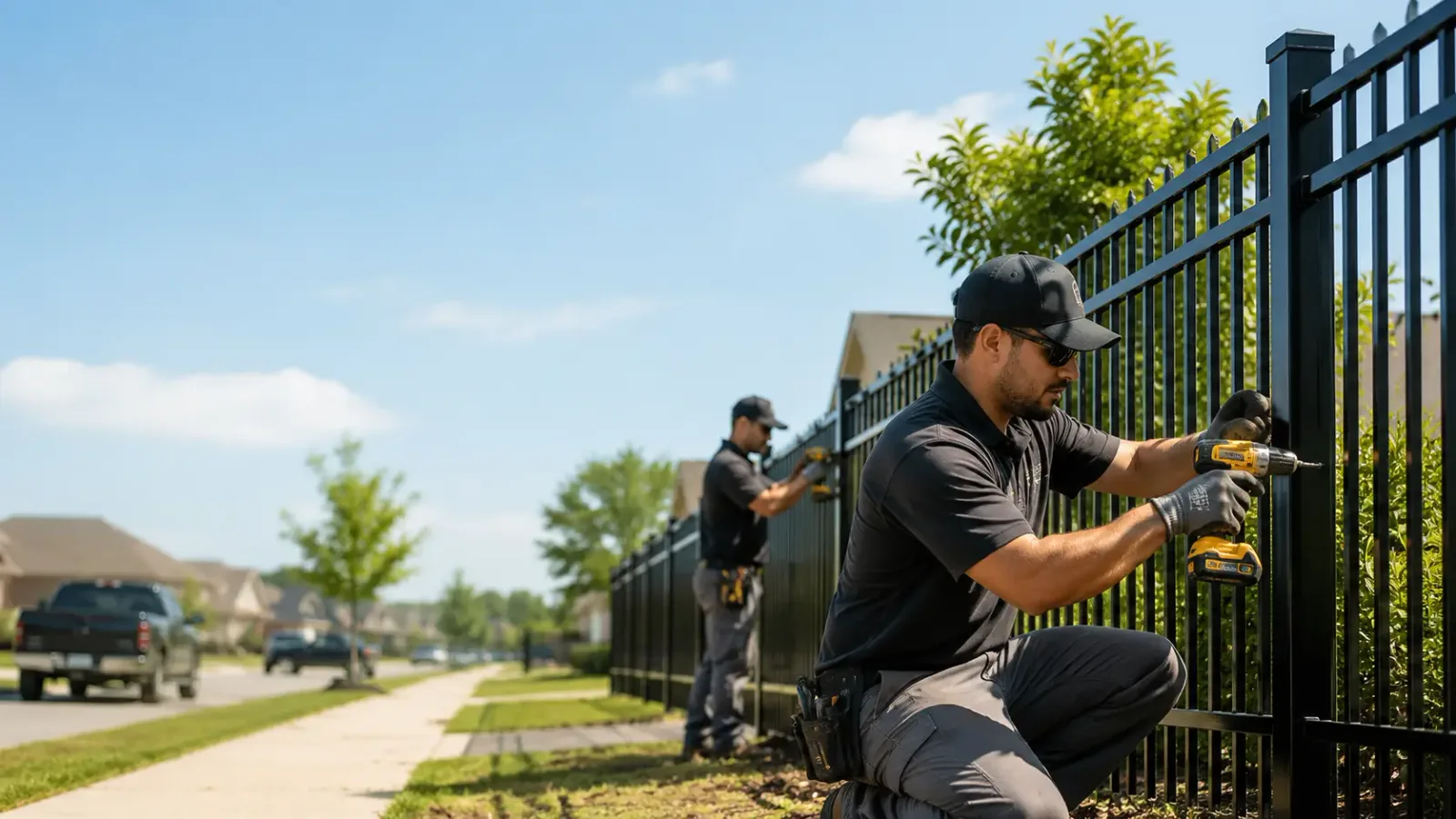 Metal Fence Installation in Middlebrook, VA